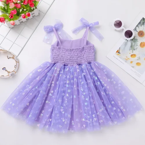 Miniatura 204 de IMEKIS Vestido de princesa de cumpleaños para niña pequeña, confeti brillante, bohemio, arco iris, pastel, sesión de fotos, traje para 1-6T