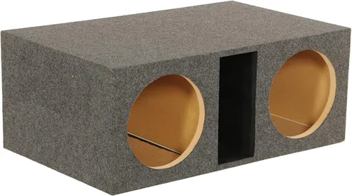 Miniatura 7 de Q Power HD212VL - Caja de subwoofer con doble ventilación de 12 pulgadas, carcasa con puerto extra grande de 2 agujeros con frontal MDF de 1