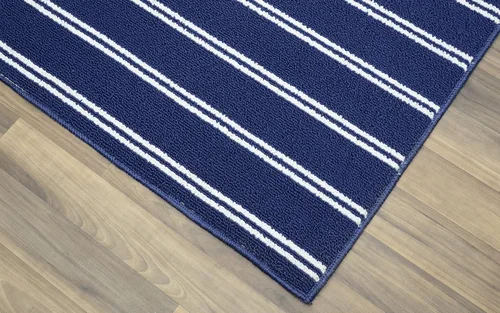 Miniatura 4 de Garland Rug Avery - Alfombra a rayas de 9 pies x 12 pies, antideslizante, suave, resistente a las manchas, ideal para salas de estar y pasillos