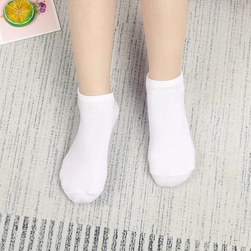 Miniatura 5 de Auranso 15 pares de calcetines deportivos de corte bajo para niños y niñas