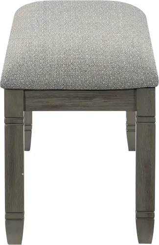 Miniatura 5 de Lexicon Saratoga - Banco de comedor, gris antiguo