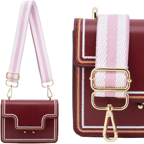 Miniatura 386 de ZOOEASS - Correa de repuesto para cartera, para colgar en el hombro o para cruzar, ancha y ajustable, de lona