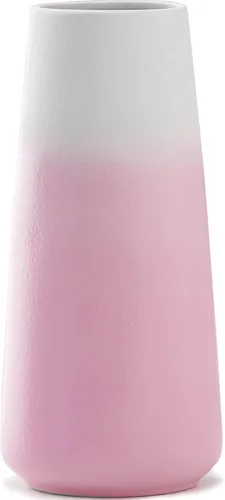 Miniatura 22 de Jarrón de cerámica beige – Florero neutro de 8 pulgadas para decoración del hogar, jarrón bohemio blanco roto, jarrones crema para flores, jarrones