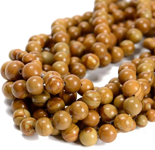Miniatura 24 de 65 cuentas de jade blanco de 0.236 pulgadas, piedra natural, piedras preciosas redondas auténticas para hacer pulseras de bricolaje, joyas, cuerdas