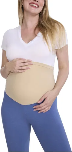 Miniatura 44 de Motherhood Maternity Leggings esenciales elásticos de longitud completa para mujer, ajuste secreto sobre el vientre