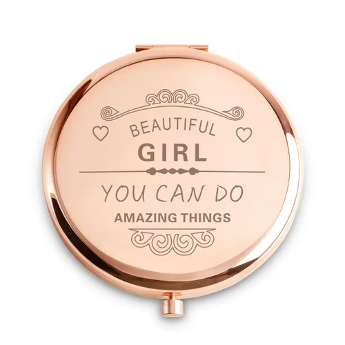Miniatura 17 de Regalos inspiradores para mujeres, regalos personalizados para el día de la madre, cumpleaños, graduación, amistad, regalo único de espejo compacto