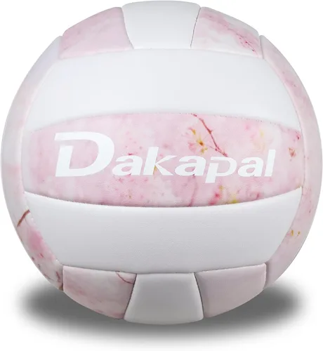 Miniatura 10 de Dakapal Balón de voleibol competitivo para interiores y exteriores, tamaño oficial 5, voleibol suave profesional (sin bomba)