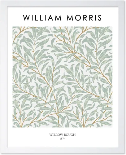 Miniatura 20 de Poster Master Póster vintage de William Morris, estampado de patrón retro de Santiago, arte de flores, arte de patrón textil, regalo para hombres