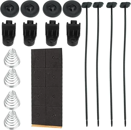 Miniatura 7 de 7 "pulgadas universal delgado ventilador push pull radiador eléctrico refrigeración 12V kit de montaje negro
