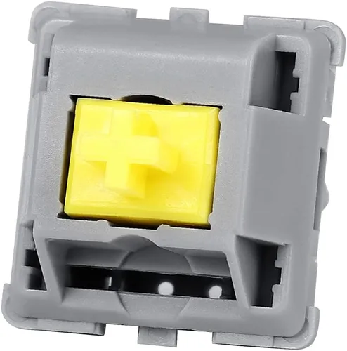 Miniatura 8 de DUROCK Interruptores POM, interruptores de teclado mecánico prelubricados POM completos, interruptores de llave de 5 pines con vástago P3 liso