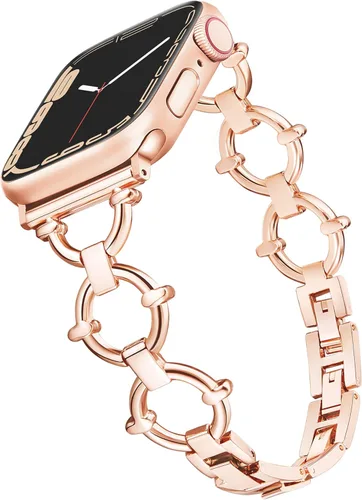 Miniatura 10 de Correa en forma de O compatible con Apple Watch Band de 1.614 in, 1.575 in, 1.654 in (S10/11) 1.496 in, iWatch Series 11 10 9 8 7 6 SE 5 4 3