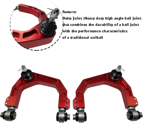 Miniatura 3 de BST BSSP Brazos de control delanteros superiores de aluminio forjado CNC, elevación de suspensión de 2-4", FUCA compatible con Chevy Silverado