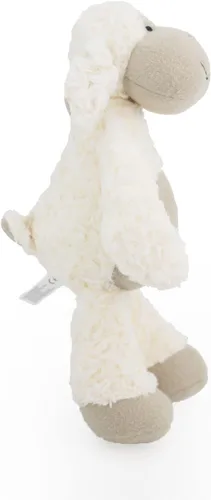 Miniatura 2 de Peluche de oveja abrazable de 17 pulgadas, color blanco y crema para niños y niñas, juguetes de peluche suaves y adorables para bebés recién