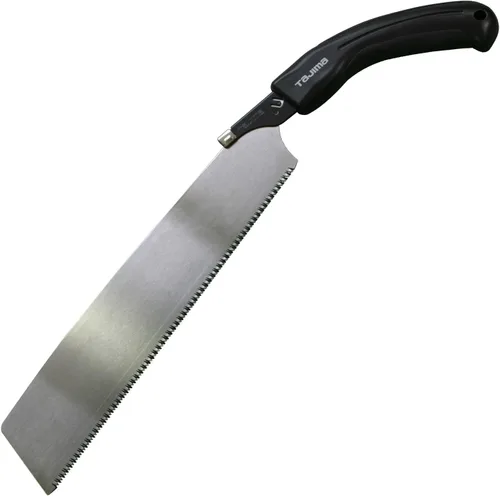 Miniatura 2 de TAJIMA JPR-265 - Sierra de mano de corte a ras japonesa de 10.433 in x 16 TPI con hoja de liberación rápida y mango de elastómero antideslizante