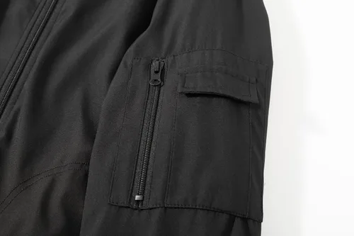 Miniatura 4 de TLZC Chaqueta bomber de moda para hombre, chaqueta cortavientos ligera para golf, abrigo resistente al viento