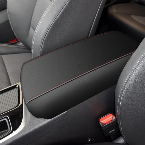 Miniatura 8 de AOMSAZTO Fundas de consola de diamante de cristal brillante para 2015-2019 Hyundai Sonata, cubiertas de cuero medio para reposabrazos