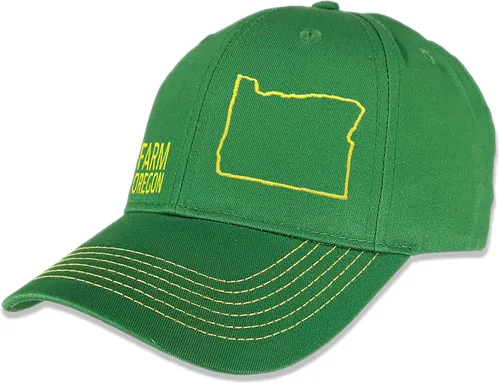 Miniatura 2 de John Deere Sombrero completo de sarga Farm State Pride - verde y amarillo, Amarillo, verde