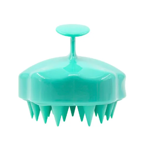 Miniatura 3 de Maxsoft Cepillo Masajeador del Cuero Cabelludo Cepillo de Champú, Cepillo de Cuidado del Cuero Cabelludo Verde claro