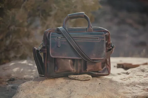 Miniatura 7 de Buffalo Leather Pilot Bag