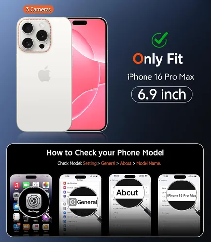 Miniatura 1487 de FNTCASE Funda para iPhone 13 Pro-Max: Fundas magnéticas transparentes compatibles con Magsafe Slim anti amarillamiento protección contra caídas