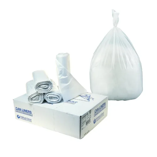 Miniatura 18 de Inteplast Group - Bolsas de basura comerciales de alta densidad, 60 L, 8 micrones, 61x83.8 cm, color negro, 50 bolsas/rollo, 20 rollos/cartón