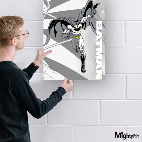 Miniatura 2 de MIGHTYPRINT DC Comics – Liga de la Justicia – Batman legendario 2 – Cinturón Batarang – Arte de pared duradero de 17 x 24 pulgadas – No hecho