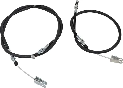 2 cables de freno trasero izquierdo/derecho 54005��1201/54005‑1202, repuesto de cable de freno trasero de metal para Mule Gasolina Diesel 2x4 4x4