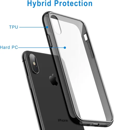 Miniatura 3 de JETech - Funda para iPhone Xs Max de 6.5 pulgadas, cubierta para amortiguamiento de golpes.