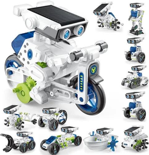 Miniatura 9 de Jiakora STEM 12 en 1, juguetes de robots educativos para niños de 8 a 12 años, kits de juguetes educativos de ciencia para niños, conjunto