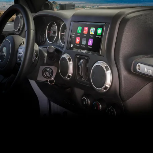 Miniatura 5 de Scosche ICCR6BN Kit de instalación de radio Double DIN para salpicadero Compatible con vehículos selectos Chrysler, Dodge, Jeep y RAM de 2007-2019