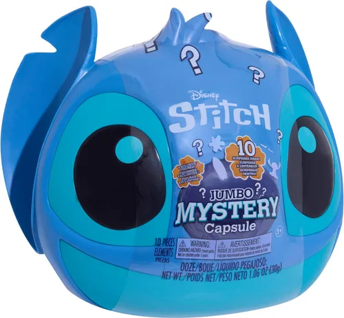 Miniatura 6 de Disney Stitch Jumbo Mystery Capsule, figura de 9 pulgadas, trajes sorpresa, alienígena, juguetes para niños a partir de 3 años de Just Play