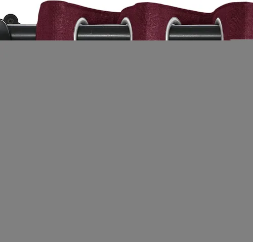Miniatura 58 de Fcosie Cortinas opacas de lino 100 % opacas de 50 pulgadas de ancho x 63 pulgadas de largo, paneles de cortina con ojales para sala de estar