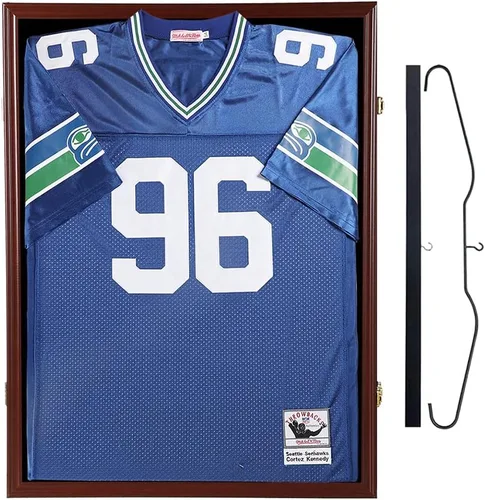 SNAIL Estuche de Exhibición para Camiseta con Marco Grande, Caja de Sombra, Marcos Bloqueables con Protección UV, Acrílico para Béisbol, Baloncesto,