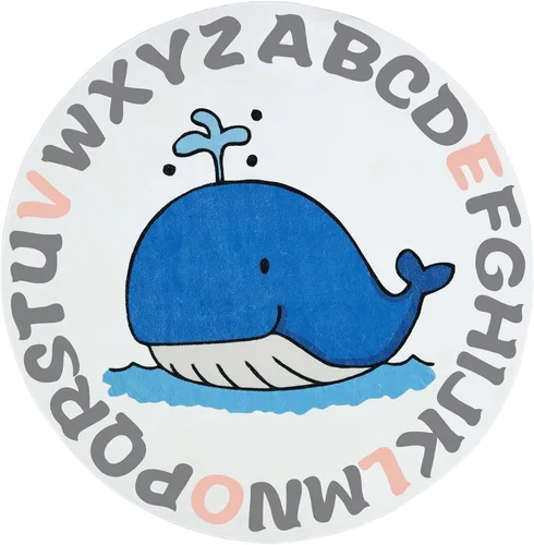 Miniatura 3 de Helthep ABC - Alfombra de guardería ABC, ultra suave, para dormitorio de niños, sala de juegos, antideslizante, no se desprende, alfombra lavable