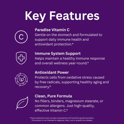 Miniatura 3 de Paradise Herbs Earth's Blend Vitamina C con Nature's C y adaptógenos, base de superalimentos de probióticos y verduras alcalinizantes orgánicas, 90