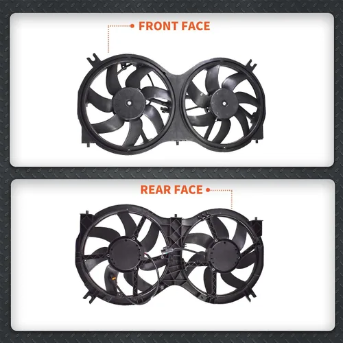 Miniatura 5 de labwork Reemplazo del ventilador del condensador del A/C del radiador para Pathfinder 2013-2017 Infiniti QX60 NI3115149