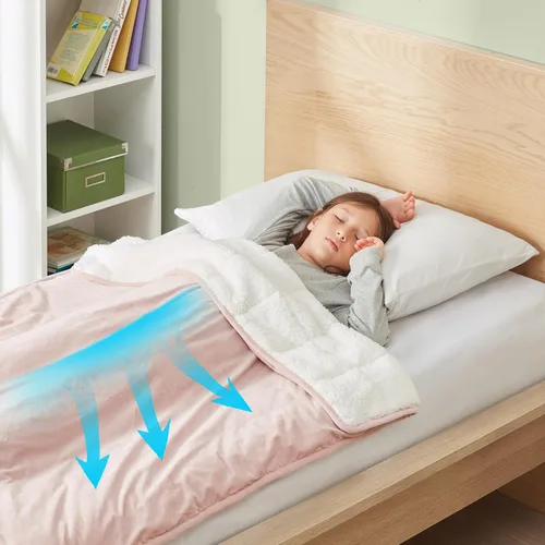 Miniatura 3 de Degrees of Comfort - Manta de peso mejorada Manta gruesa y mullida que se puede llevar a cualquier lugar, manta para dormir a prueba de frisado
