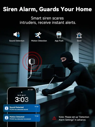 Miniatura 8 de Outinput Cámara de ventana sin taladro de 3MP 2K para seguridad del hogar, cámara de vigilancia de 2.4G y 5GHz con montaje en ángulo de visión