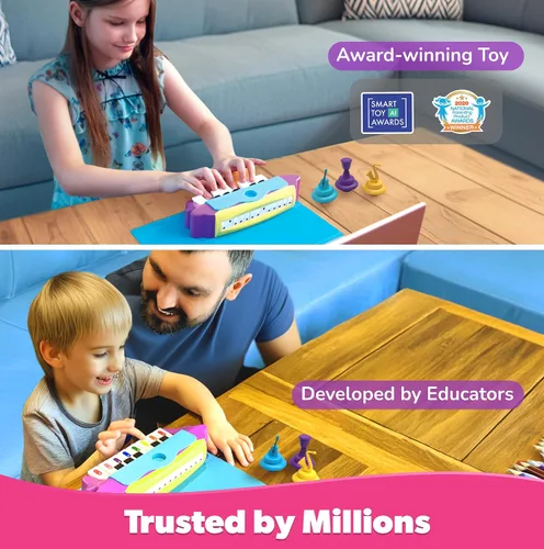 Miniatura 5 de Plugo Tunes de PlayShifu (Kit+App): Kit de inicio de piano interactivo para edades 4-10 Juguetes musicales educativos para la primera infancia