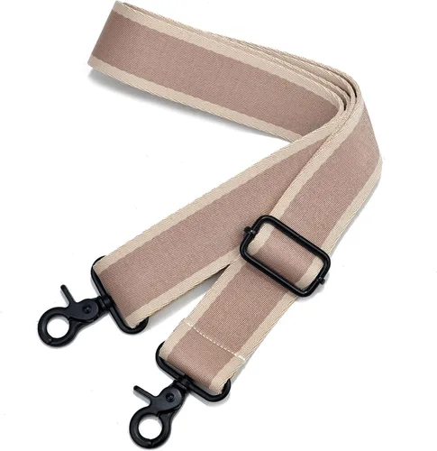 Miniatura 28 de Correa de Bolso Ancha Correa de Hombro Ajustable Correa de Repuesto Cruzada Correa de Bolso de Hardware Plateado