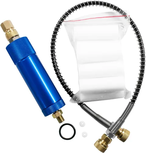 TUXING Filtro de aire de bomba manual Pcp de 4500Psi, filtro de agua de aceite de compresor de aire Pcp con manguera suave femenina y conector