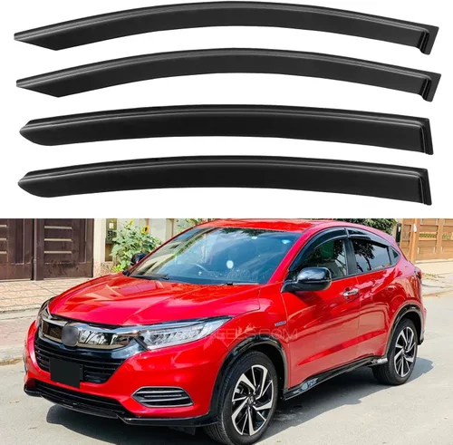 Miniatura 37 de YQAUTEC Viseras de Ventana Protectores de Lluvia para Honda Civic 2022 2023 2024 2025 2026, Deflectores de Viento de Ventilación de Ventana Fuera