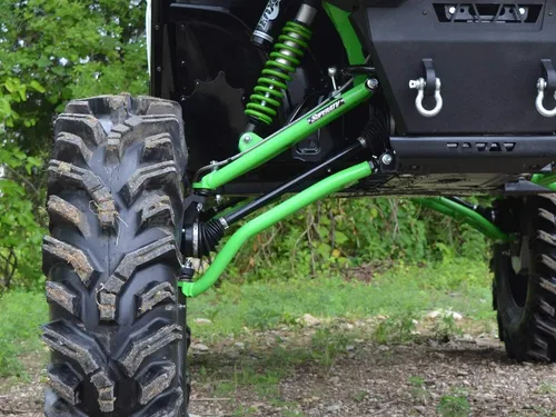 Miniatura 5 de SuperATV Kit de elevación resistente de 6 pulgadas para Kawasaki Teryx 4/800 (2016+) - Verde - Kit completo con ejes Rhino 2.0, barras
