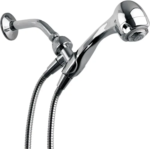 Niagara Conservation N2942CH Earth Spa 3-rociador con 1.25 GPM 2.7-pulg. Cabezal de ducha de mano de montaje en pared en cromo, 1-unidad | Rociador