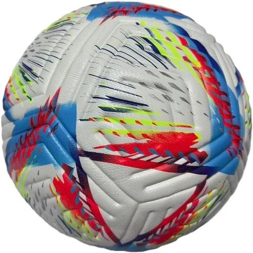Miniatura 8 de Balón de fútbol de calidad de liga de calidad de Copa del Mundo, tamaño 5, balón de partido termalmente unido - peso oficial de partido - cuero PU