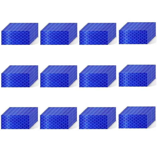 Miniatura 10 de Cinta reflectante blanca de 4 pulgadas, adhesivo de seguridad de advertencia impermeable para exteriores (10 pies)