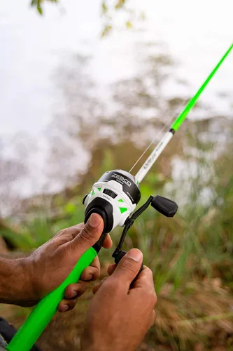 Miniatura 12 de Zebco Roam - Combo de caña de pescar telescópica y carrete de pesca giratorio o spincast, caña de fibra de vidrio duradera de 6 pies con mango