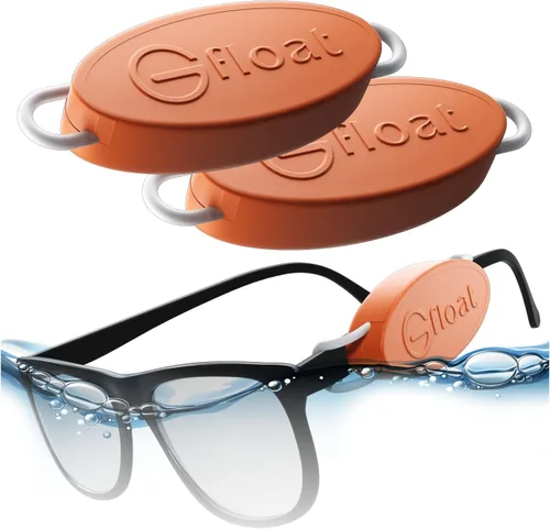 Soporte flotante para lentes sin correa o cola para lentes de sol, correa flotante para anteojos para hombres, correa especial para gafas.. naranja
