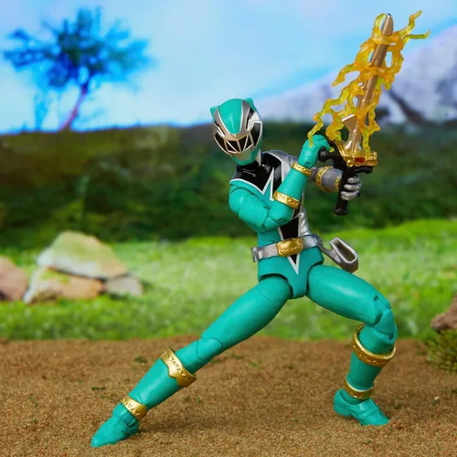 Miniatura 7 de Power Rangers Lightning Collection Dino Fury Green Ranger - Figura de acción a escala de 6 pulgadas, juguetes y figuras de acción para niños a