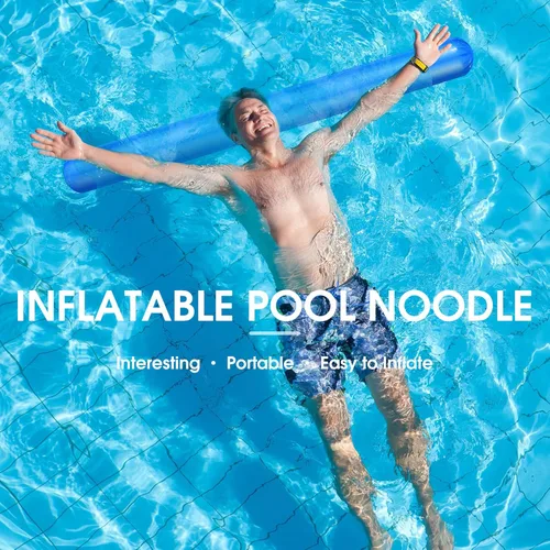 Miniatura 2 de Palos inflables para piscina de 41.3 pulgadas, fideos de natación de PVC, coloridos fideos inflables para piscina, adultos, flotadores, fideos